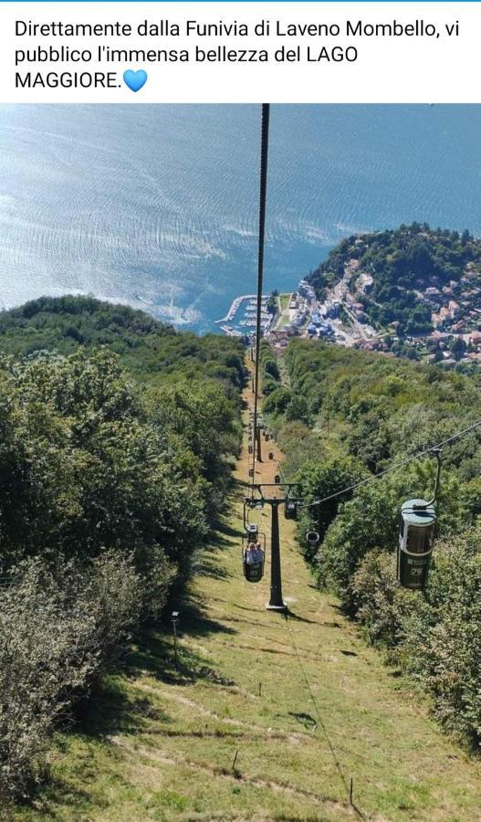 Lago Maggiore, Leggiuno, Ampio Appartamento Eksteriør billede